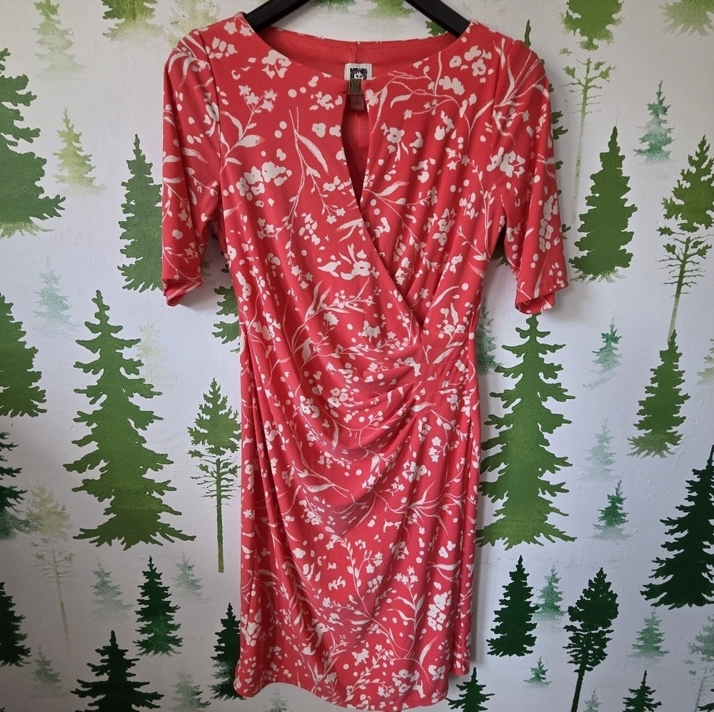 Anne Klein Floral Pink Dress